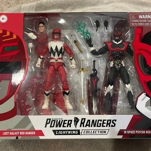 lost galaxy red ranger and in space psycho, red ranger